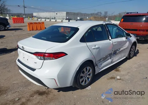 2022 Toyota Corolla Le z USA, uszkodzony, nr VIN 5YFEPMAE8NP322370